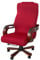 Stretchable Removable Resilient Chair Covers Computer Swivel Chair Cover Universal Armchair Cover Slipcover for Office Rotating Chair Dinning Chair Modern Simplism Style (No Chairs) (Wine Red)