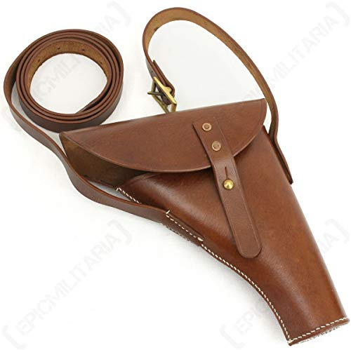 Epic Militaria Reproduktion WW2 Britisch Signalisiert Braunes Leder-Webley-Holster