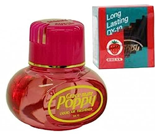 Original Poppy Grace Mate Lufterfrischer (Erdbeere, ohne Beleuchtung) (150 ml), Raum-Duft für die Wohnung, LKW, Auto - RaumParfum beseitig unangenehme Gerüche