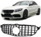 Sport Kühlergrill Schwarz Glanz passend für Mercedes C Klasse W205 S205 14-18