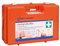 First Aid Only Botiquín de primeros auxilios DIN 13157 con soporte de pared | Equipado según la norma DIN 13157:2021 | Asa de transporte, material de montaje y bloqueo de 90° | P-10016