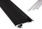 B-WARE - T-STA 30° LED Alu Treppenprofil Treppenwinkel Profil Stufen schwarz 1m opal