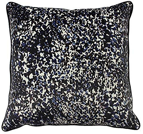 Furn Mika Feather Filled Cushion, Blue/Terracotta, 50 x 50cm