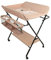 Professioneller Wickeltisch, zusammenklappbar und tragbar, Wickeltisch für Babys mit Giraffenmotiv, höhenverstellbar, 80 x 66 x 98 cm