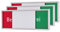 3x Rom Frei-/Belegt Anzeige 54x151mm Set | Büro Frei- Besetzt Schild | für Türschild Büroschild | 3er Sparpack