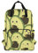 Linomo Süß Avocado Rucksack Daypacks Schultertasche Büchertasche Laptop Computerrucksack Umhängetasche Reisen Schulrucksack für Damen Herren Kinder Teenager