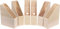 VBS 6er-Pack Stehsammler aus Holz Zeitschriftenbox Steh-Ordner Zeitschriftensammler mit Griffloch 25x9x32cm