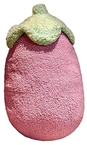 JAWSEU Plüsch Aubergine Spielzeug, Plüsch Aubergine Puppe Cute Obst Gemüse Stofftier Plüschtier Kuscheltier Aubergine Plüschtier Weiches PlüschKissen Für Junge Mädchen Geburtstagsgeschenk