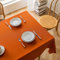 Home Brilliant Autumn Tablecloths Rectangular Water Resistant Heat-Resistant Dust-Proof, 55x86 Inch Table Cloth for Kitchen Dining Patio Outdoor Party, Orange, 140CM x 218CM