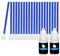 20Pcs 24mm Sensor Reinigungs Kit für Spiegelreflexkamera und Spiegellose Vollformat Kamera mit 20ml Sensor Reiniger, Kamera Foto Reinigungsset für DSLR oder SLR Kamera Objektive