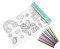 Pandiui23 Lot de 10 rouleaux de papier à dessin pour enfants Motif licorne 150 x 300 cm