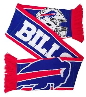 Great Branding Buffalo Bills NFL HD Jaquard Scarf Blue Red Schal - Stk