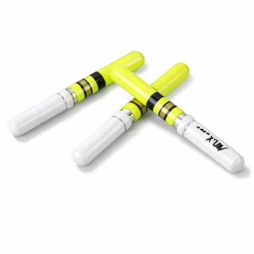 LED Nachtfischen Schwimmer Set, 3 Stück Zylindrische Leuchtende Drift Schwänze, Elektronisches Angelzubehör, Grün