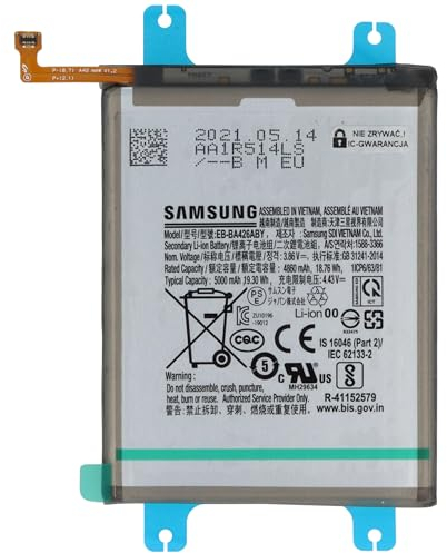 INNCOMM Batterie d'origine EB-BA426ABY pour Samsung Galaxy A32 5G M22 M32 | Smartphone GH82-25123A | Pile au Lithium-ION | 3.86V 5000mAh | Piles de Remplacement de Marque