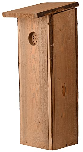 degawo Nistkasten für Buntspecht Brutkasten Vogelhaus Kiefernholz groß Garten