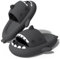 Ciabatte casa Squalo Bambini Shark Slides Slippers Nuvola Sandali Cuscino Pantofole Spiaggia Piscina Doccia Estate Infradito Ragazzi Ragazze, Grigio Scuro, 30/31 EU, Tag 200