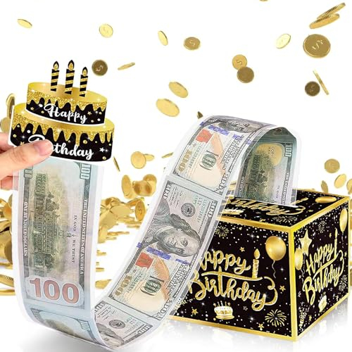 Geschenkbox DIY Geldgeschenk Geburtstag Überraschungsbox Surprise Pop Up Geschenkbox für Eltern, Liebhaber, Kinder und Freunde