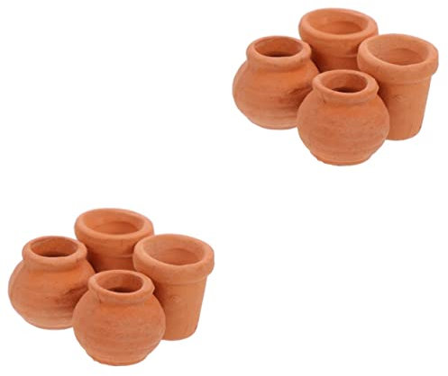 Milisten 8 STK Blumentopf Zimmertöpfe für Pflanzen Pflanztöpfe aus Keramik Blumentöpfe für Zimmerpflanzen Pflanzer Kinderzimmertopf Pflanzgefäß für den Kindergarten draussen Topfpflanze