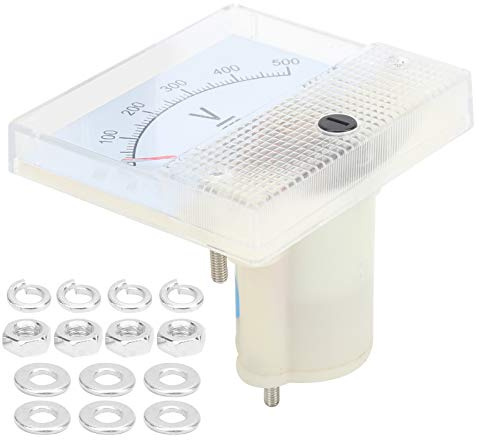 Multimetro Analogico Voltmetro DC 0 500V Tester Tensione per Pannello Strumenti Laboratorio Misuratore Corrente Elettrica