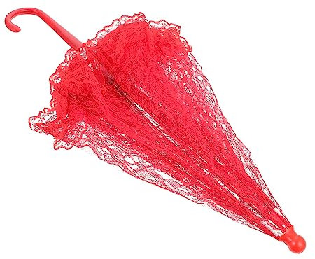 SOIMISS 3stücke Vintage Spitzen Regenschirm Für Hochzeiten Und Bühnenaufführungen Tragbarer Damen-fotorequisit Mit Ergonomischem Griff Für Stilvolle Anlässe Und Tägliche Nutzung