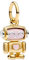 LaMenars Cute Love Robot Charm für Armbänd 925 Sterling Silber Bead Women Charms Mother's Day Birthday Anniversary Jewelry for Damen