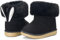KVbabby Stivali Bambine Stivaletti da Neve Ragazze Caldo Fodera Bambini Stivali da Neve Scarpe da Invernali Antiscivolo Boots All'aperto EU21 =etichetta: 22 nero b