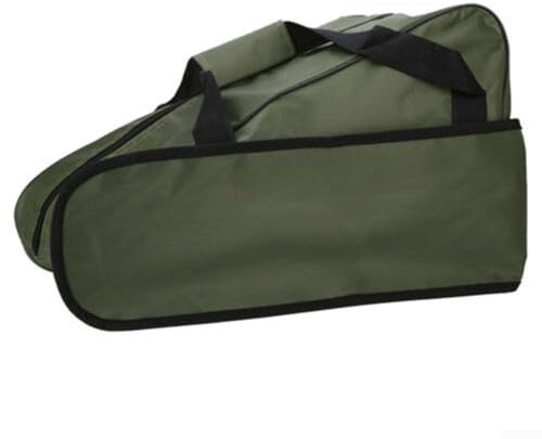 Eawfgtuw Tragbare Tragetasche für Kettensäge, 50,8 cm, schützende Tasche, wasserdichte Polyester-Aufbewahrungsbox, mit Griffen für 30,5 cm, 35,6 cm, 40,6 cm Kettensägen, Grün