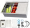 Fregadero Cocina Grande Acero Inoxidable 304, Fregadero 1 Seno Plateado, Fregaderos Un Seno Con Canasta De Drenaje, Para Instalación Bajo Encimera, Sobre Encimera(B,80x50x22cm)