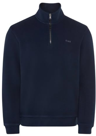 BRAX Herren Warm Tec Flannel Fleece Troyer Sweatshirt