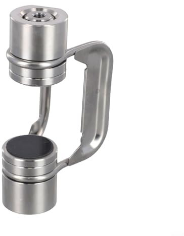 Morsetto di fissaggio in acciaio inox per lampada da tavolo IGT saldamente fissa sul desktop