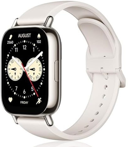 XIAOMI Redmi Watch 5 Lite, Display AMOLED da 1,96, Batteria 18 Giorni, GNSS Integrato, Chiamate Bluetooth, Resistenza Acqua 5ATM, Oltre 150 Modalità Fitness per Orologio Smartwatch, Oro Chiaro