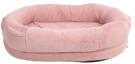 EMUKOEP Menschliches Hundebett für Erwachsene, Flauschiger Sitzsack für Menschen, Bequemes Hundebett Zum Entspannen, Ideal Zum Faulenzen und Kuscheln (100 * 70 * 30CM)