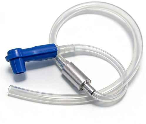 Zijipjy Universal Brake Bleeder Kit with One Way Check Valve, Adapter & Hose - Hydraulic Bleeding Tool for Car, Motorcycle and Clutch Systems