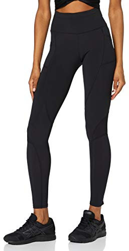 AURIQUE Damen Sport Leggings Thermal Running BAL1035, Gr. 42 (XL), Schwarz (Black)