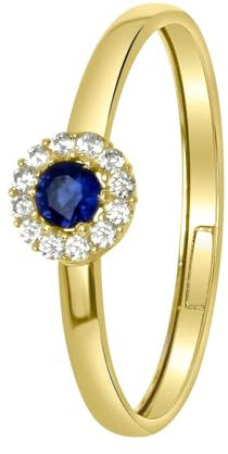 Lucardi - Damen Ring - Schmuck - Geschenke für Frauen - Gold