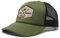 DRESSED IN MUSIC PLAY WITH ME Gorra Trucker Acolchada Ajustable con Rejilla - Gorras de Hombre (Oliva/Negro)