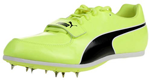 PUMA Evospeed Long Jump 6, Zapatillas de Atletismo Unisex Adulto, Multicolor (Fizzy Yellow Black), 43 EU
