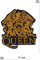 Queen Gold Coat Of Arms Aufnäher Besticktes Patch zum Aufbügeln Applique