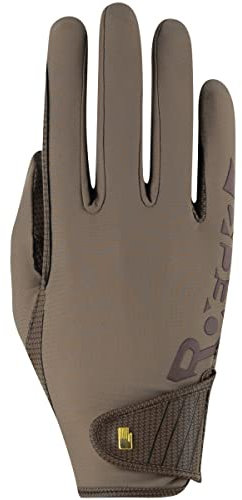 Roeckl Sports Reithandschuh MUENSTER, Turnier Sommer Handschuh, Grau 7.5