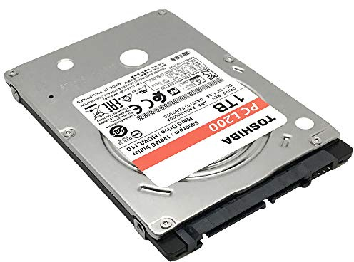 Toshiba - Hard disk interno per PS3/PS4 da 1 TB, 5400 rpm, cache 128 MB, 6 Gb/s, 7 mm, 2,5 in