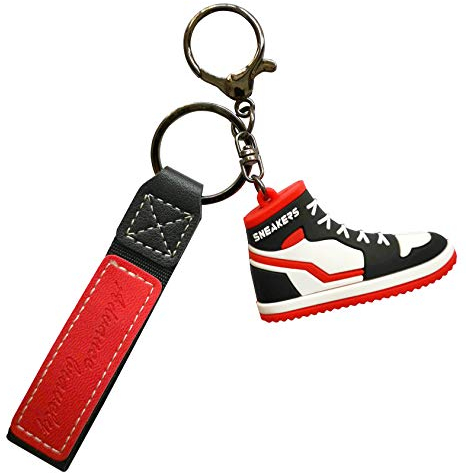 Exporee Porte Clés Sneaker, Cadeau Porte Clef Pendentif de chaussure Ornements de sac