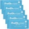 FreshWipes Antibacterial Body Wipes For Adults 5 Pack (60 Wipes) - Coconut Scent - Large Biodegradable Wet Wipes - Dermatologically Tested & Suitable for the Elderly or Disabled - Great for Camping
