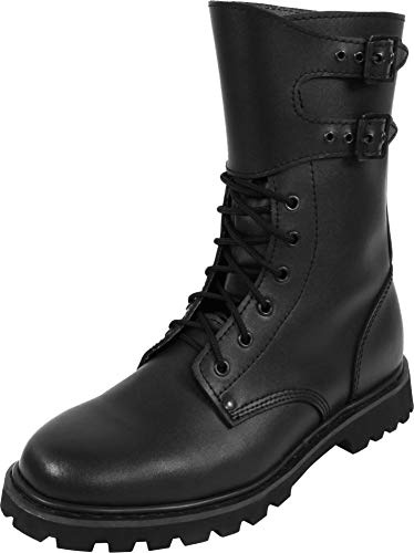 Gear Walk Französischer Kampfstiefel aus Rindleder und mit Schnallen