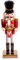 Ciao Christmas Nutcracker Toy Soldier Drummer (24cm) Wooden Decoration with Fabric, red/Black