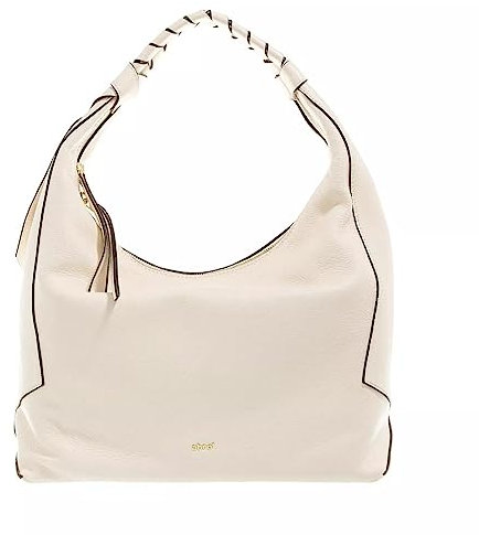 Abro Leather Dalia Hobo Bag Notre Dame Cream