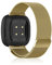 ZoRoll Armband Kompatibel mit Fitbit Versa 4 / Fitbit Sense 2, Edelstahl Ersatzarmband Mesh Metall Uhrenarmband Kompatibel mit Fitbit Versa 4 / Fitbit Sense 2 - Gold