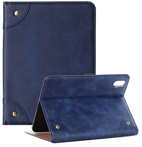 RuiRdot Standing Case For iPad 10th Generation, Lightweight Premium Folio Case, Book Cover Design, Multi-Angle Viewing Stand Auto Sleep/Wake Function for iPad 10th Gen 10.9 (Blue)