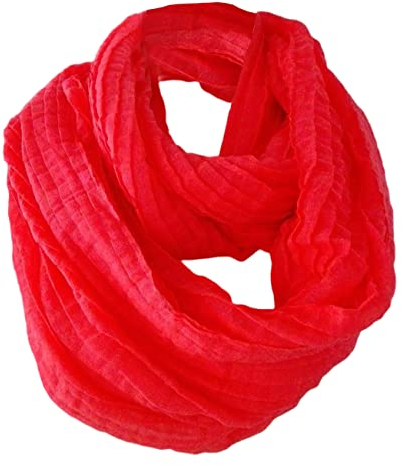 FAIRYGATE Loop Schal Damen Halstücher Damen Sommer Loop Schal Damen Schlauchschal Halstuch schmaler Loopschal D03020