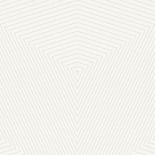 BRICOFLOR Papier peint intissé tendance blanc à motif Tapisserie graphique blanche pour salon Papiers peints modernes pour chambre d'adulte