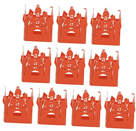 Alipis 80 STK Halloween Lampenschirme Papier Halloween atmosphäre Halloween kerzenhalter Kuchen Bienenwachskerze Teelichter Kerzen Halloween-Kerzenabdeckung Kerzenlichtverpackung LED